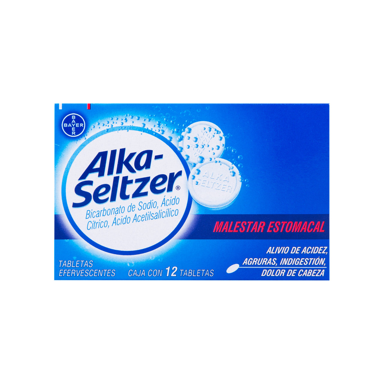 Alkaseltzer 12 Tabletas MIN 6