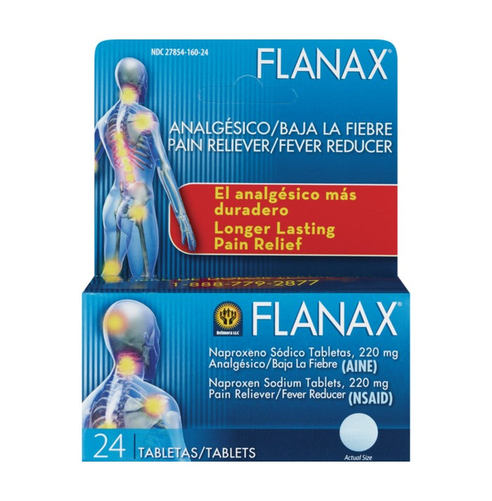 Flanax Pain Reliever 24/tablets-----> PICK UP ONLY