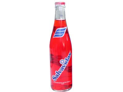 Soda Salvavidas Fresa 12oz--Guatemala- PICK UP ONLY