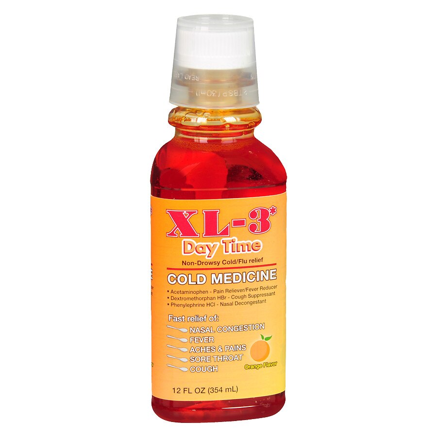 XL-3 Day Time Cold Medicine Liquido 12oz------> PICK UP ONLY