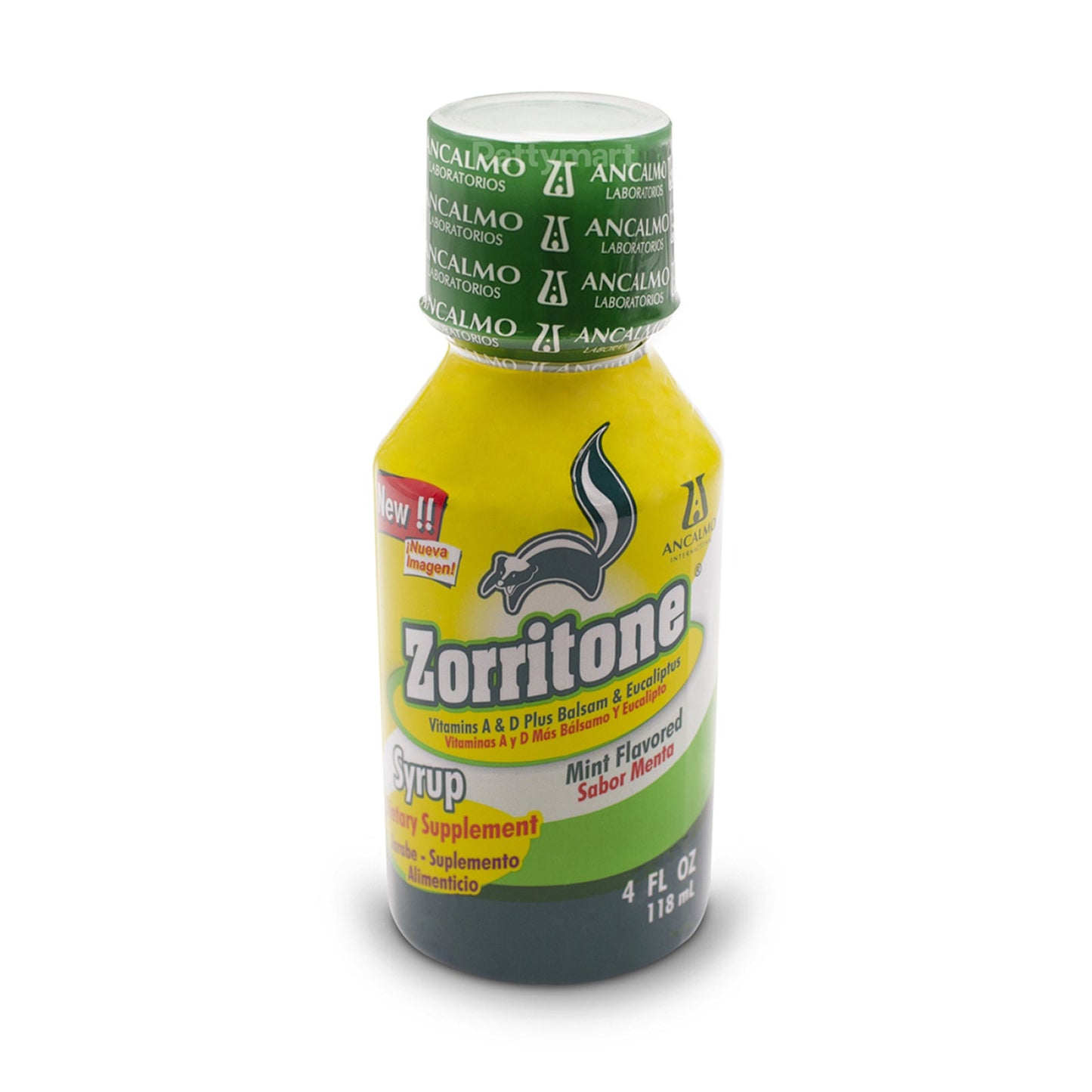 Zorritone Syrup Mint Flavor (Sabor Mente) 4oz------> PICK UP ONLY