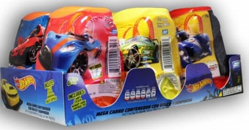 Bondy-Mega Egg/Surprise for boys- 1/6 Liga de Justicia /Hot wheels