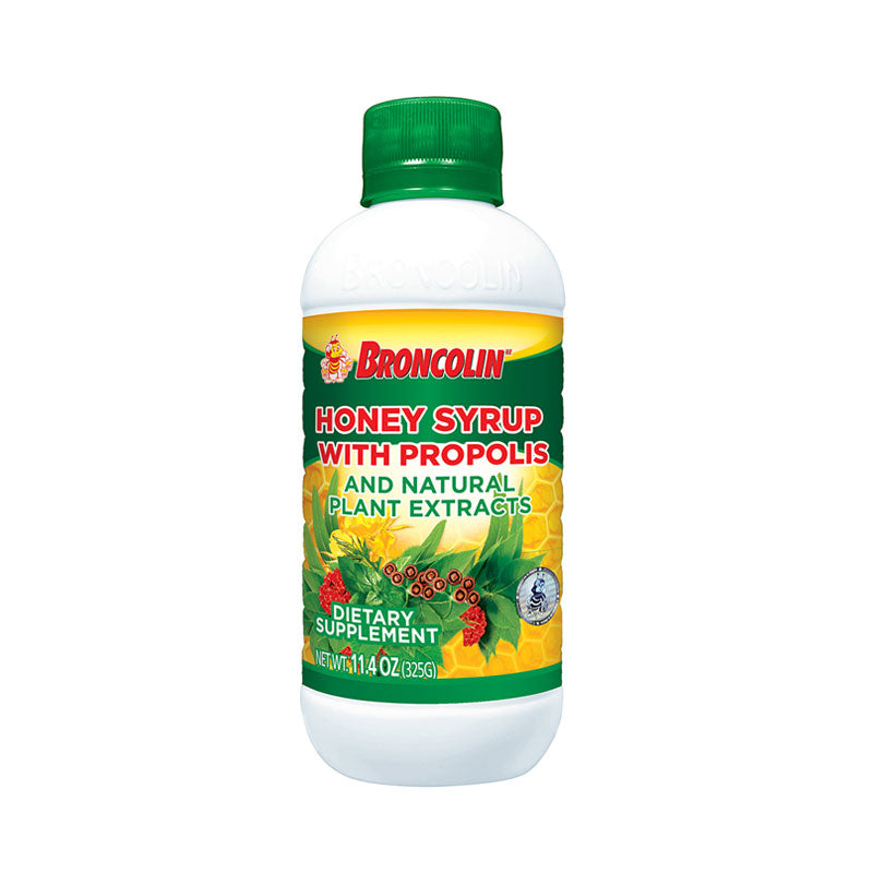 Broncolin Jarabe with Propoleo (Honey Syrup with Propolis-green top) 1/11.4oz-----> pick up only