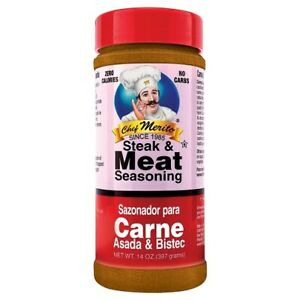 Chef Merito Sazonador Carne Asada & Bistec (Steak & Meat) 14oz