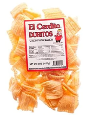 El Cerdito Cuadro con CHILE  3 oz (case 24 bags)