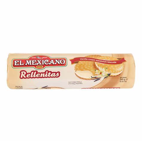 El Mexicano Galleta Rellenitas of Vanilla 8.46oz