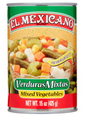 El Mexicano Mixed Vegetables 15oz (Verduras Mixtas)