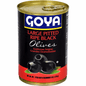 1495- Goya large Black Olives 6oz
