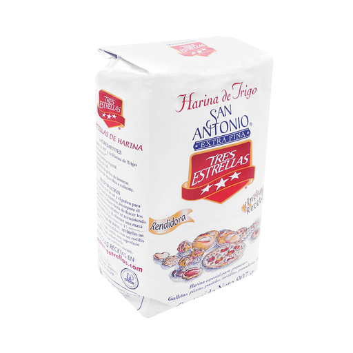 San Antonio/Tres Estrella Harina d/Trigo 4lbs