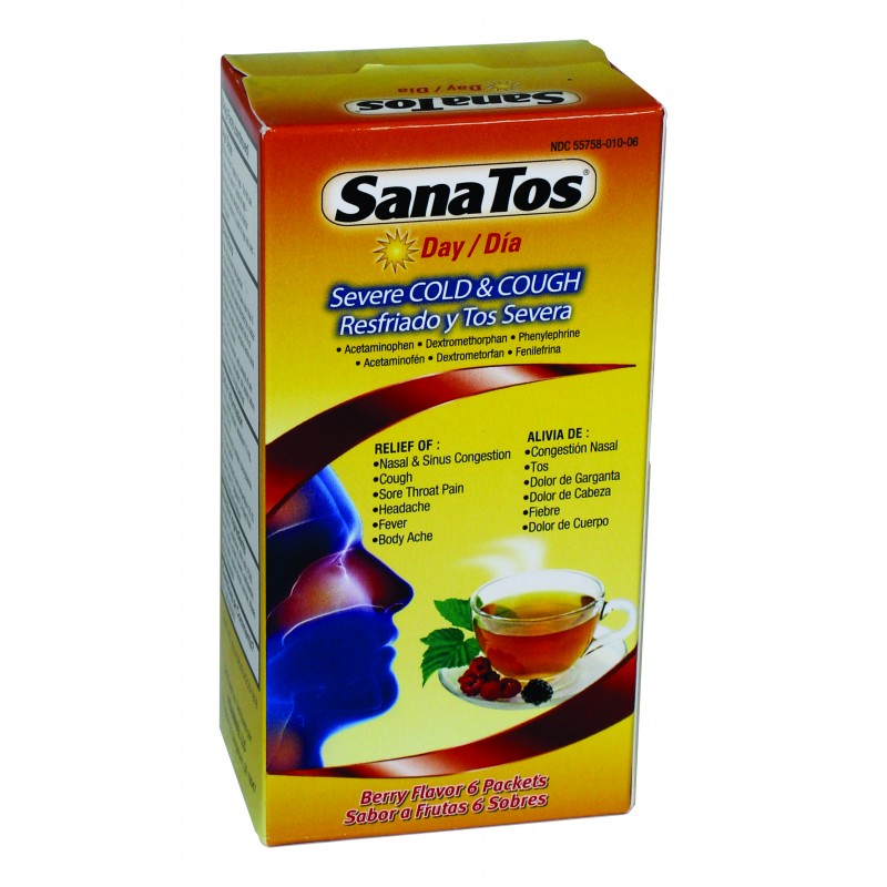 Sanatos Severe Cold & Cough Daytime / Dia Tea
