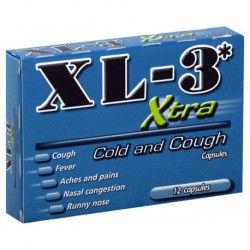 XL-3 X-tra Cold Medicine (Azul) 12/Tab------> PICK UP ONLY