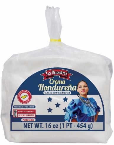 La Nuestra Crema Hondurena 16oz---------> PICK UP ONLY