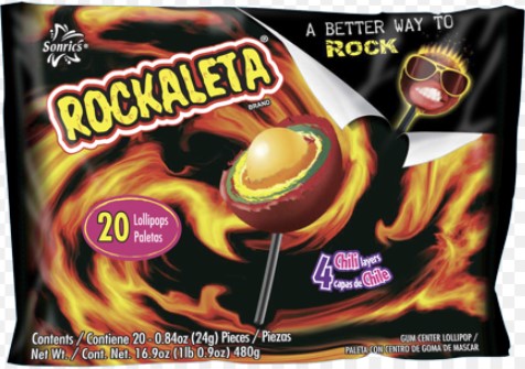 Sonric Rockaleta Bolsa 1/20pz display