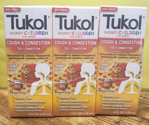 Tukol Honey (Miel) Children Cough & Congestion 4oz -----> PICK UP ONLY